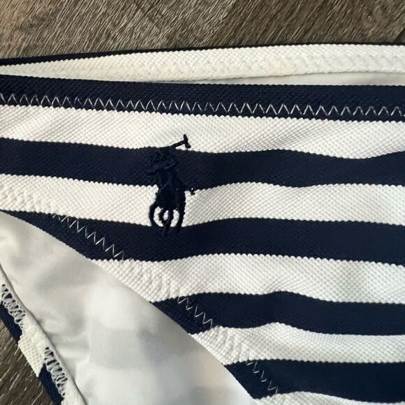 Ralph Lauren Stripped Bikini Bottom- Size Small - Picture 4 of 8
